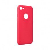 Forcell Mjukt Silikon Matt Skal till iPhone 7 Röd
