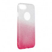 Forcell SHINING skal till iPhone 7/8 clear/Rosa