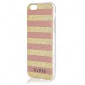 Guess Ethnic Chic Stripes 3D Skal iPhone 7 - Guld / Rosa