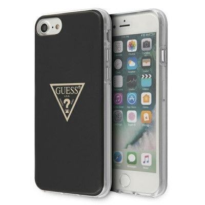 Guess Skal iPhone 7/8/SE 2020 Metallic Collection - Svart