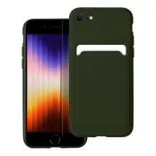 iPhone 7/8/SE (2020/2022) Skal Forcell Korthållare - Grön