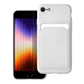 iPhone 7/8/SE (2020/2022) Skal Forcell Korthållare Vit