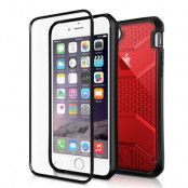 Itskins Revolution Skal till iPhone 8/7 (Röd) + Tempered Glass