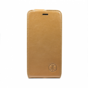 JT Berlin Äkta läder Flip fodral till iPhone 7 - Brun (Brun)