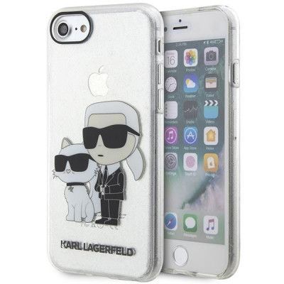 Karl Lagerfeld iPhone 7/8/SE 2020 Skal Gliter Karl&Choupette