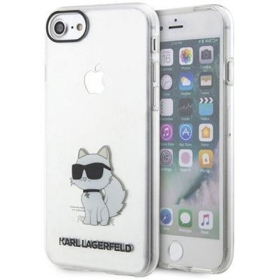 Karl Lagerfeld iPhone 7/8/SE 2020 Skal Ikonik Choupette - Transparent