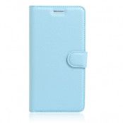 Litchi Plånboksfodral till iPhone 7 - Blå