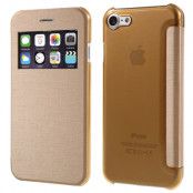 Mobilfodral med fönster till iPhone 7 - Guld