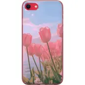 Mobilskal till Apple iPhone 7 med Rosa Tulpaner