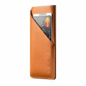 Mujjo Plånboksfodral av äkta läder för iPhone 7 - Tan