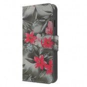 Plånboksfodral till iPhone 7 - Rosa Blommor