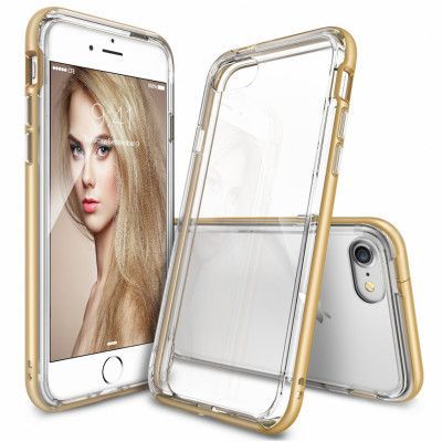 Ringke Frame Skal till Apple iPhone 7 - Gold