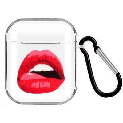 Trolsk Printed Lips Case (AirPods 1/2)
