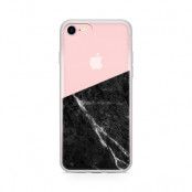 Skal till Apple iPhone 7 - Half marble black