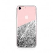 Skal till Apple iPhone 7 - Half marble grey