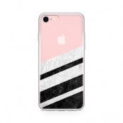 Skal till Apple iPhone 7 - Half marble stripes