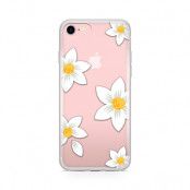 Skal till Apple iPhone 7 - White Flowers