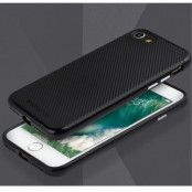 ToTu Carbon Fiber Skal till Apple iPhone 7 - Svart (Svart)