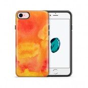 Tough mobilskal till Apple iPhone 7/8 - Vattenfärg - Orange