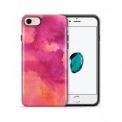 Tough mobilskal till Apple iPhone 7/8 - Vattenfärg - Rosa