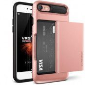 Verus Damda Glide Card Slot Skal till Apple iPhone 7 - Rose Gold