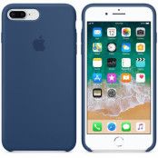 Apple Silikonskal (iPhone 8/7 Plus) - Koboltblå