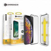 CoveredGear Easy App Härdat Glas Skärmskydd till iPhone 8 Plus / 7 Plus - Svart