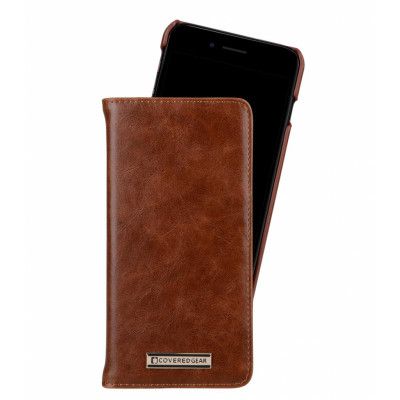 CoveredGear Signature Plånboksfodral till iPhone 7/8 Plus - Brun