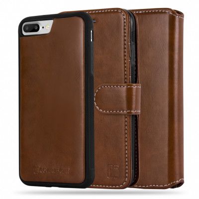 CoveredGear Plånboksfodral till iPhone 7 Plus & iPhone 8 Plus - Brun
