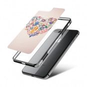 Fashion mobilskal till Apple iPhone 8 Plus - Blommigt hjärta