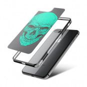 Fashion mobilskal till Apple iPhone 8 Plus - Dödskalle - Turkos