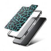 Fashion mobilskal till Apple iPhone 8 Plus - Gepard - Neonblå