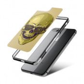 Fashion mobilskal till Apple iPhone 8 Plus - Hipster Skull Gul