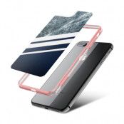 Fashion mobilskal till Apple iPhone 8 Plus - Marble Navy
