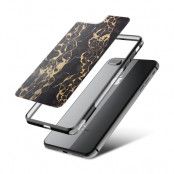 Fashion mobilskal till Apple iPhone 8 Plus - Marble - Svart