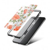 Fashion mobilskal till Apple iPhone 8 Plus - Orange flowers