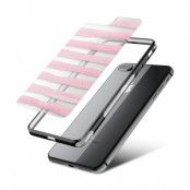 Fashion mobilskal till Apple iPhone 8 Plus - Pink Stripes