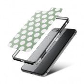 Fashion mobilskal till Apple iPhone 8 Plus - Polka - Grön