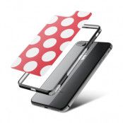 Fashion mobilskal till Apple iPhone 8 Plus - Polka - Magenta