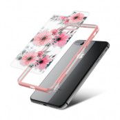 Fashion mobilskal till Apple iPhone 8 Plus - Rosa blommor