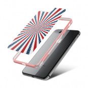 Fashion mobilskal till Apple iPhone 8 Plus - USA Stripes