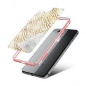 Fashion mobilskal till Apple iPhone 8 Plus - White Squares