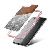 Fashion mobilskal till Apple iPhone 8 Plus - Wooden Marble B