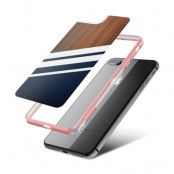 Fashion mobilskal till Apple iPhone 8 Plus - Wooden Navy B