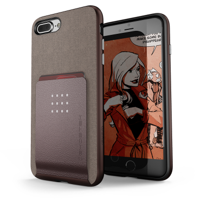 Ghostek Exec 2 Skal till iPhone 8 Plus / 7 Plus - Brun