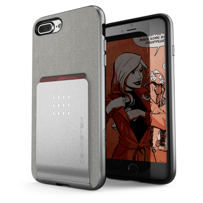 Ghostek Exec 2 Skal till iPhone 8 Plus / 7 Plus - Silver