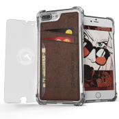 Ghostek Exec Wallet Skal till iPhone 8 Plus/7 Plus - Brun