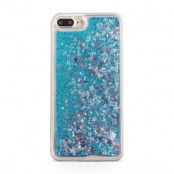Glitter skal till Apple iPhone 8 Plus - Flamingo art