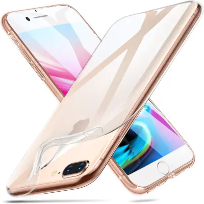 iPhone 7 Plus&iPhone 8 Plus Mobilskal TPU - Transparent