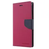 Mercury Plånboksfodral iPhone 7 Plus&iPhone 8 Plus - Magenta (Magenta)